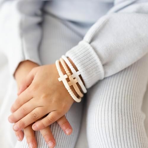 Ryan Rose Cross Silicone Bracelet for Women