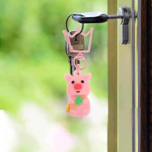 MAGICLULU St Patricks Day Keychain Set with Lucky Pendant and Animal Charm