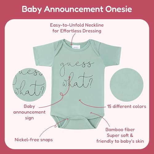 Guess What Pregnancy Announcement Bodysuit for Baby