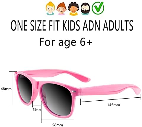 TUPARKA 12 Pack Neon Sunglasses Party Favors