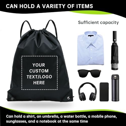 Custom Drawstring Backpacks 10 50 100 200 Pack