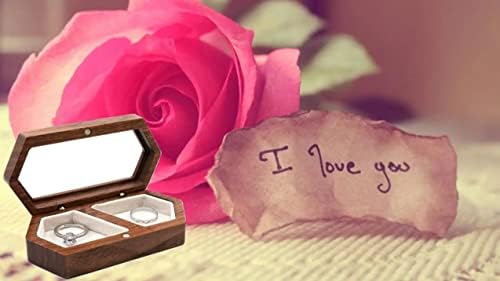 Molchagar Wooden Ring Box for Wedding Ceremony