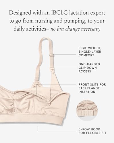 The Do Anything Nursing Bra for Breastfeeding Hands Free Pumping