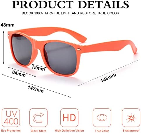 20 Pairs Retro 70s 90s Sunglasses for Adults and Teens