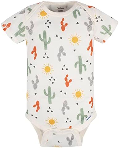 Gerber Baby Girls 5-Pack Short Sleeve Onesies Bodysuits