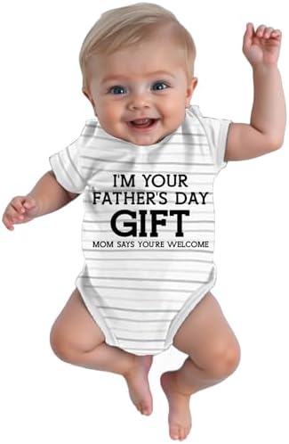 Tstars Funny Fathers Day Bodysuit for Newborn Boy or Girl