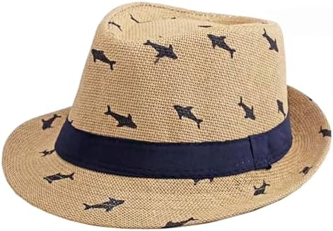 Summer Fedora Hat for Kids 4-8 Years