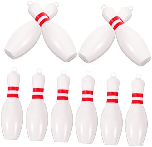 5 Sets 10 Pcs Bowling Keychain Pendants