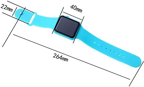Weicam 10 Pack Unisex LED Wrist Watch Silicone Sports Bracelet