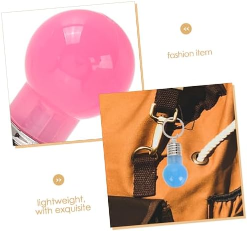 KESYOO 21Pcs Colorful Mini LED Bulb Keychains