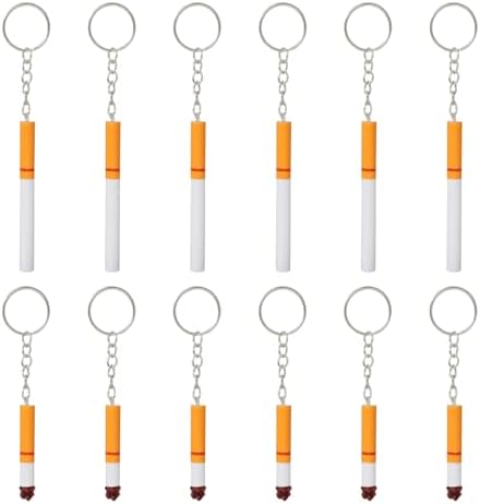 Honbay 12pcs Funny 3D Resin Cigarette Keychains