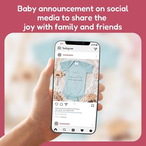 2pcs Baby Announcement Onesie for Pregnancy Reveal