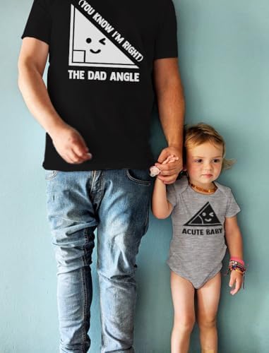 Tstars Fathers Day Dad and Baby Funny Shirts Set
