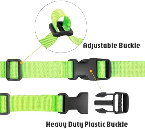 XTACER 1 Inch MOLLE Luggage Strap with Buckle