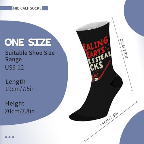 Cool and Crazy Style Hockey Dress Socks for Boys