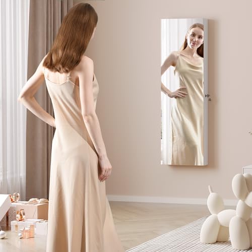 Vlsrka 472 Inch LED Jewelry Mirror Cabinet