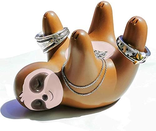 Ku-dayi Sloth Ring Holder for Jewelry Dish
