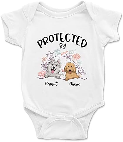 Gossby Custom Baby Onesie with Dog Design