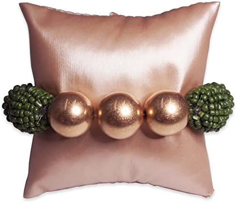 NicePackaging 6pcs Steel-Rose Pink Watch Pillow Display