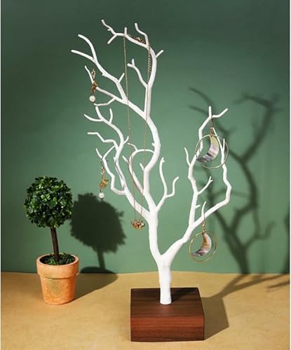 Antler-Shaped Jewelry Display Stand for Earrings and Necklaces