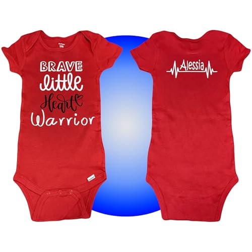 Baby Heart Surgery Onesies - Personalized - 100 Cotton