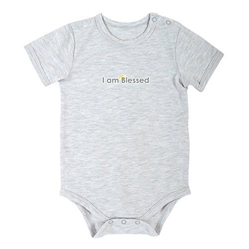 Stephan Baby Inspirational Heather Gray Snapshirt Diaper Cover 3-6 Months