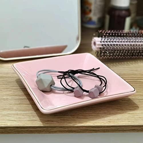 HANKOR Ceramic Jewelry Dish Tray Pink 47inch