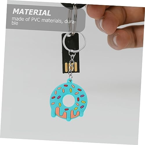 BESPORTBLE 12Pcs Cute Donut Design Keychain