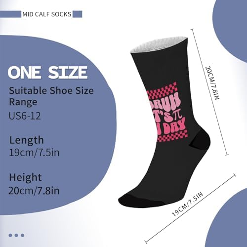 Pi Day 314 Math Teacher Boot Socks for Boys