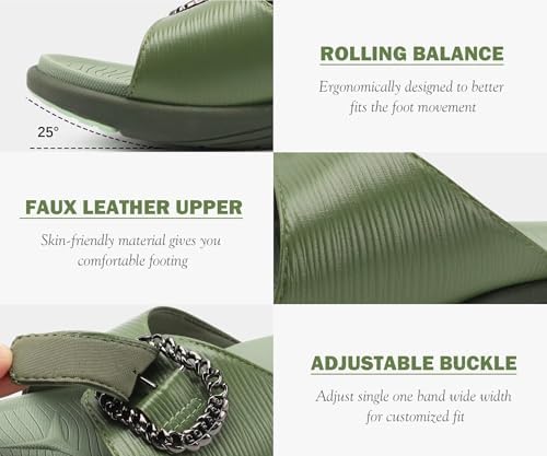 COFACE Womens Orthotic Slides with Arch Support