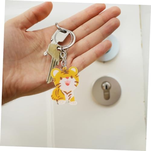 30 Sets Adorable Tiger Keychains for Bags and Key Rings