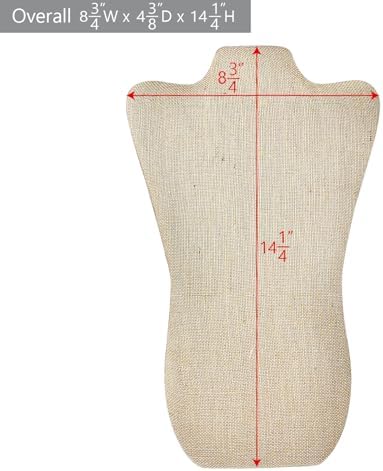 MOOCA Deluxe Fabric MDF Jewelry Display Stand