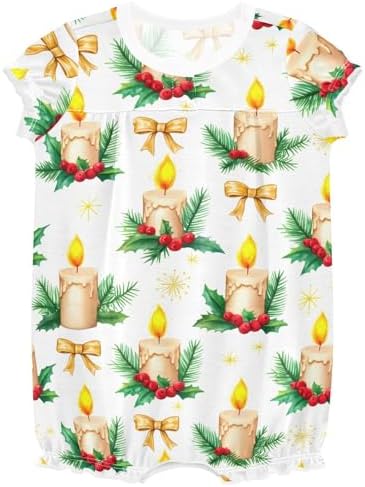 Emelivor Christmas Berries Bodysuit for Baby Girl 3M