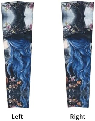 Men Women Cooling Compression Arm Sleeves for Sun Protection
