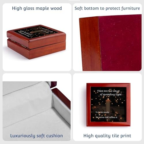 3dRose Inspirational Candle Jewelry Box jb-23655-1