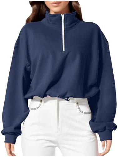Womens 2024 Trendy Oversized Crewneck Sweatshirt