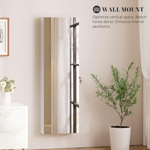 Vlsrka 472 Inch LED Jewelry Mirror Cabinet