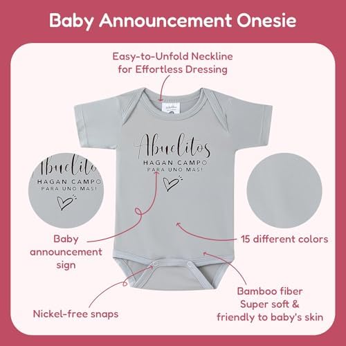 Funny Spanish Pregnancy Announcement Onesie for Baby