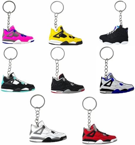 TSY TOOL 30 Pcs Mini Retro Sneaker Keychains