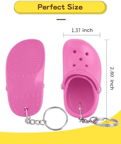 Cute Shoe Keychains Bulk for Women Men Kids Party Favors