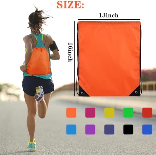 Topspeeder 10 Colors Drawstring Gym Backpack