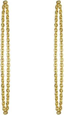 Beistle 2 Piece 40 Inch Gold Plastic Chain Necklaces