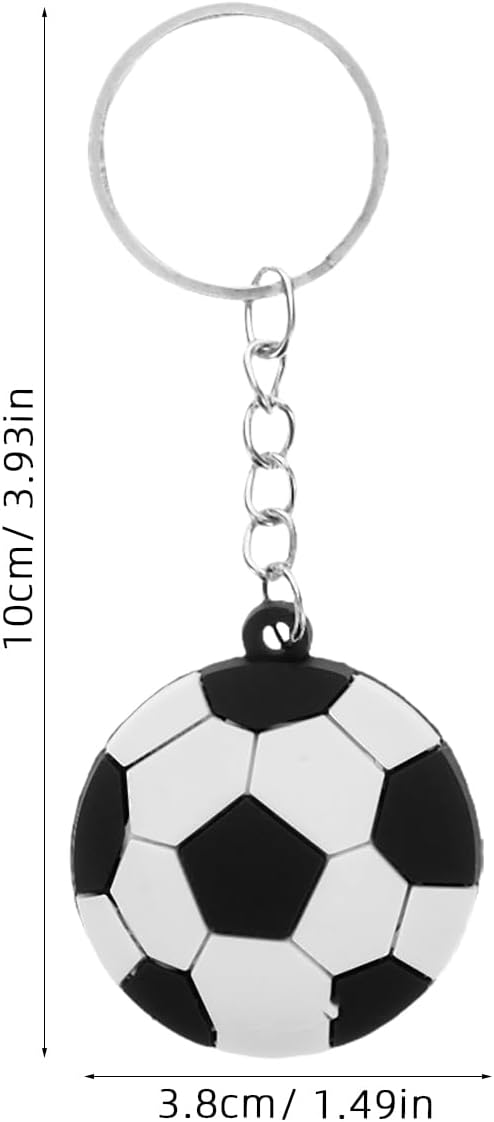 LUOZZY 60pcs Soccer Keychains for Kids