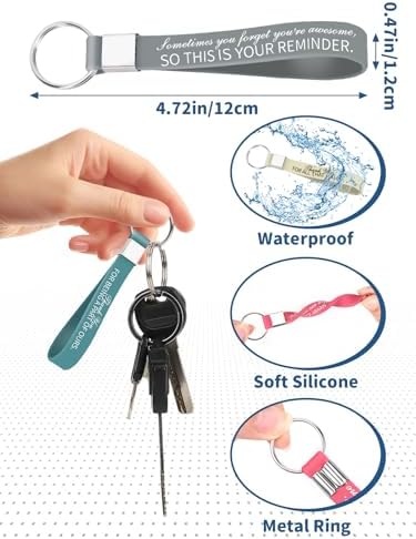36Pcs Inspirational Quote Keychains Bulk Gifts