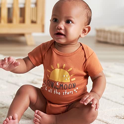 Gerber Baby Girls 5-Pack Short Sleeve Onesies Bodysuits