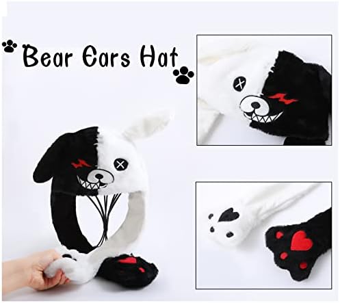 Movable Bear Ears Hat for Women and Girls