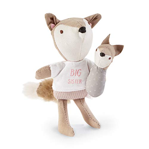 Mud Pie Mini Im A Big Sister Fox Set Pink 2 Piece