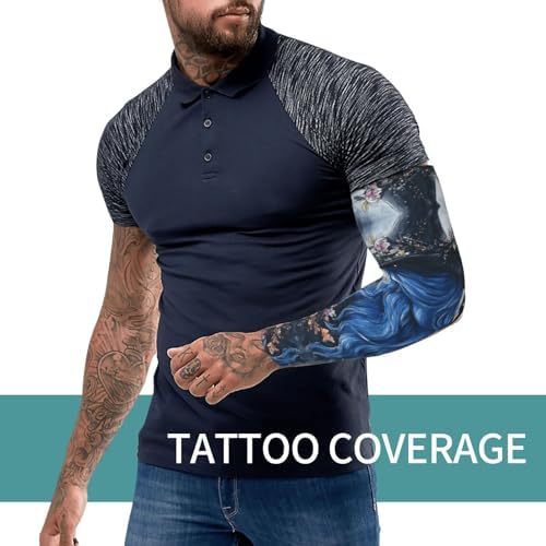 Men Women Cooling Compression Arm Sleeves for Sun Protection