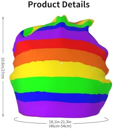 Gay Rainbow Boys Knitted Beanie Cap Hat Skull Cap