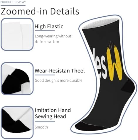 F Yes Thigh High Socks for Boys Duck Boot Socks